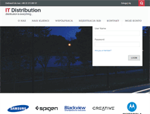 Tablet Screenshot of it-distribution.com